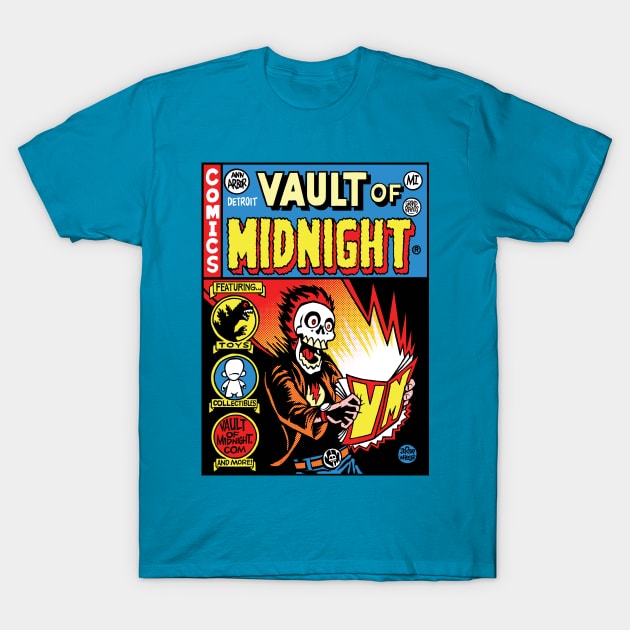 Vault of Midnight Comic Cover T-Shirt by VaultofMidnight